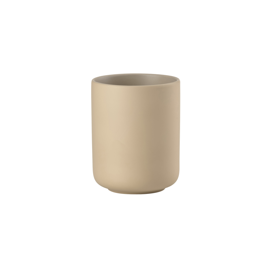 ZONE DENMARK Ume Tumbler/Toothbrush Mug, Camel