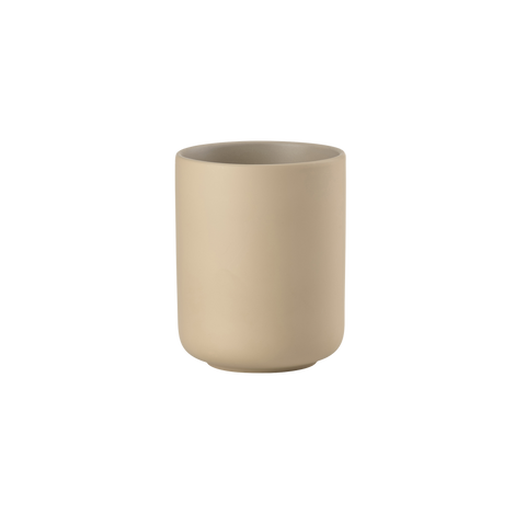 ZONE DENMARK Ume Tumbler/Toothbrush Mug, Camel