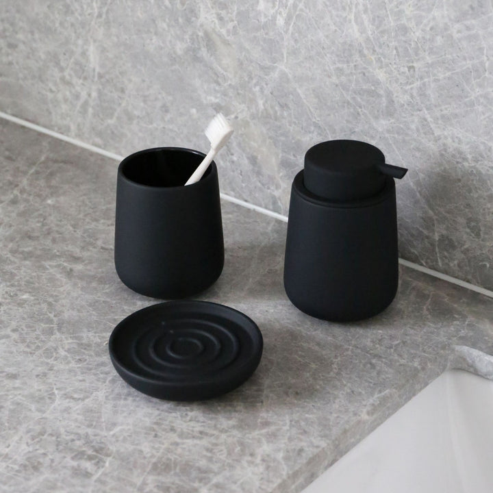 ZONE DENMARK Nova One Tumbler/Toothbrush Holder, Black