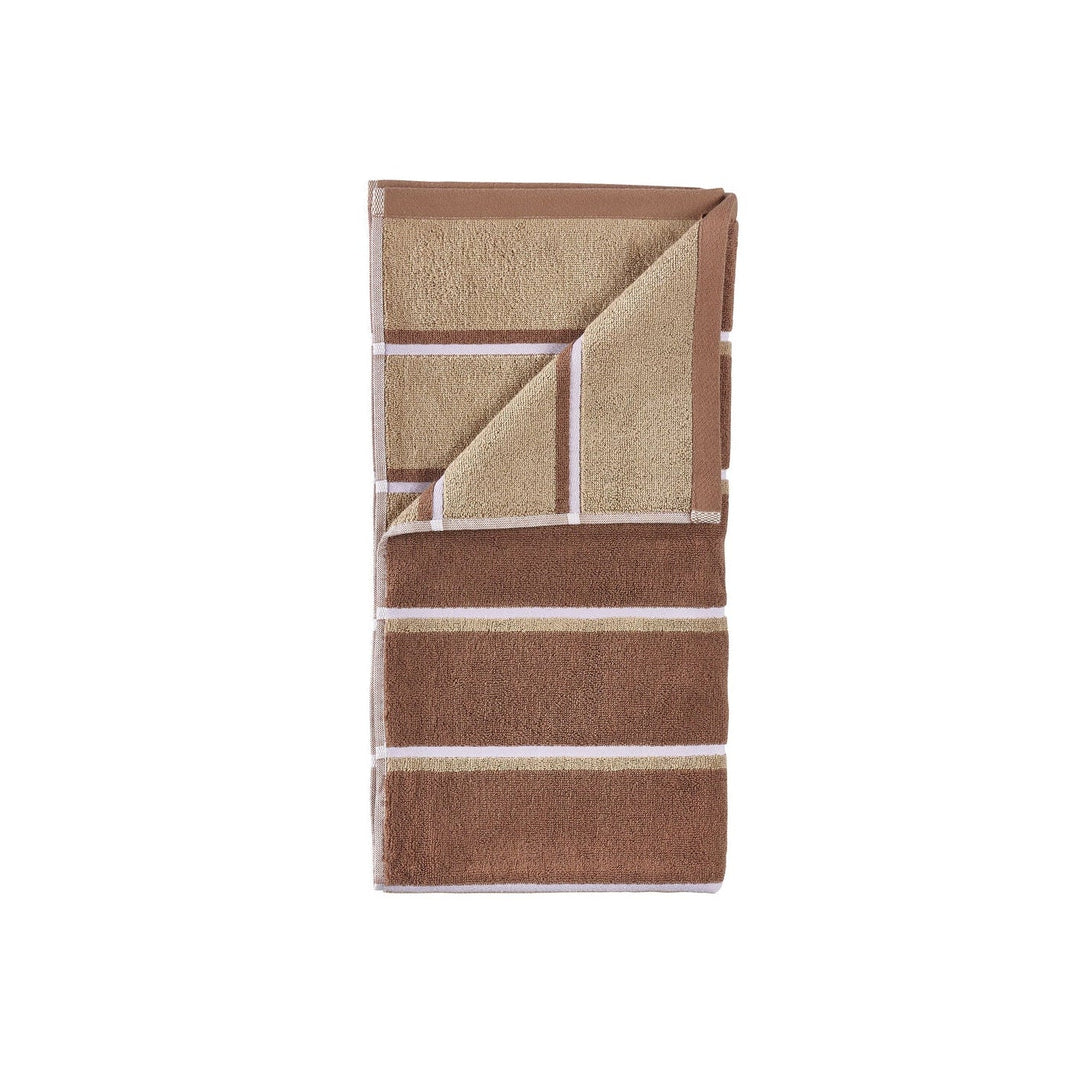 ZONE DENMARK Sauna Towel L50xW100cm, Terracotta/Camel/Lupine