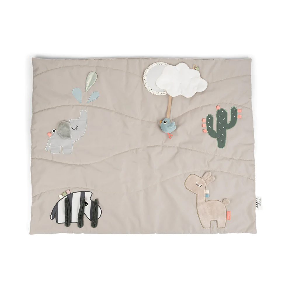 PRE-ORDER | DONE BY DEER Sensory Play Mat, Deer Friends, Sand