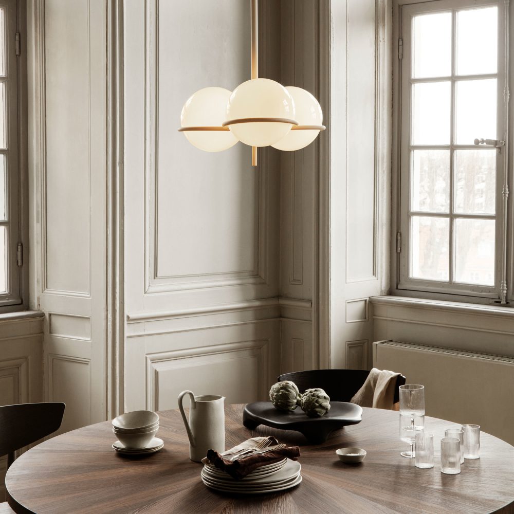 ferm LIVING Era Chandelier, Cashmere