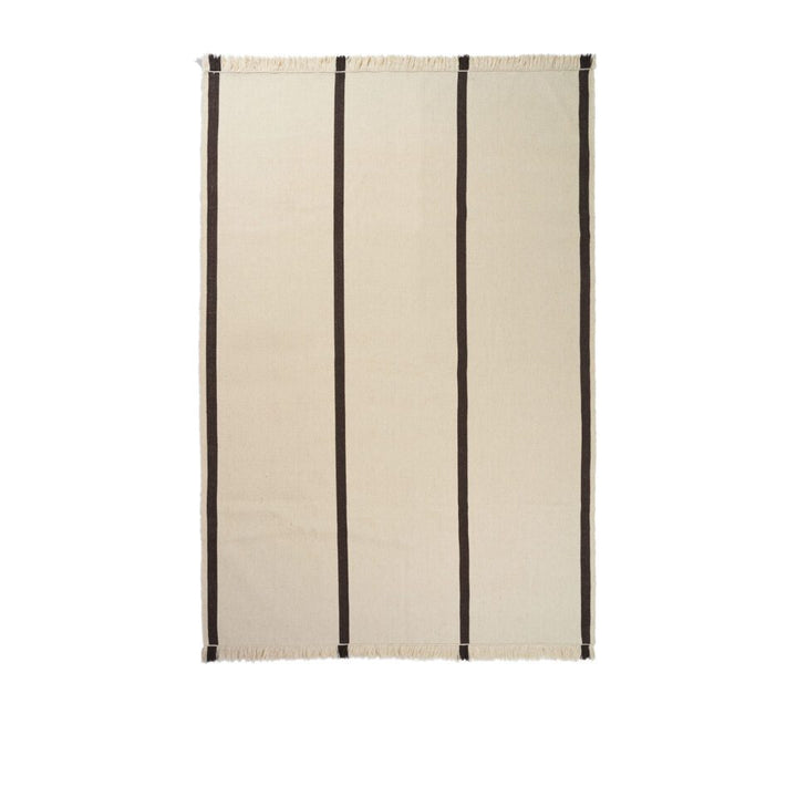 PRE-ORDER │ ferm LIVING Calm Kelim Rug, Off White/Coffee – 2 Sizes