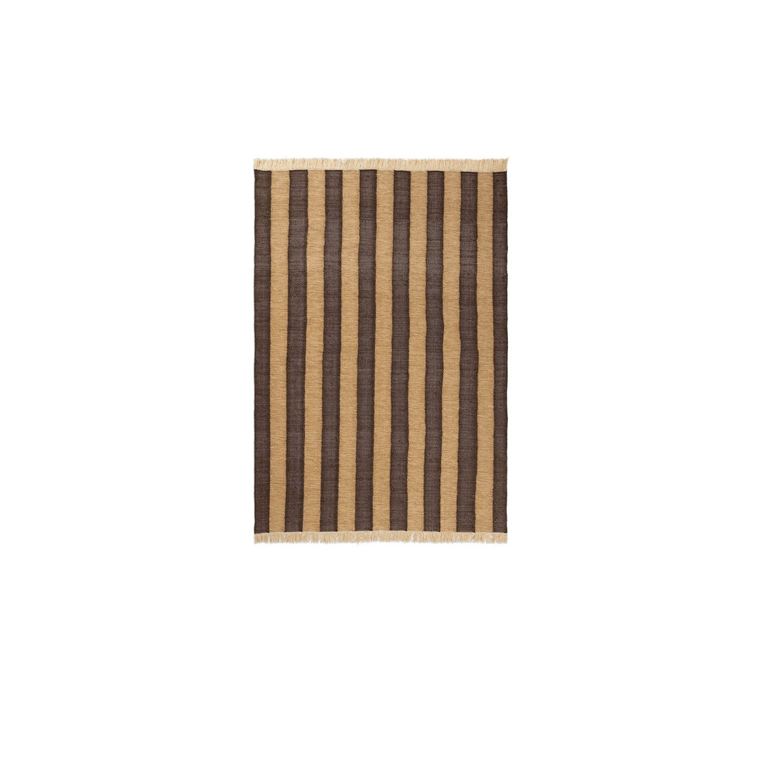 PRE-ORDER │ ferm LIVING Ives Rug, Tan/Chocolate - 2 Sizes