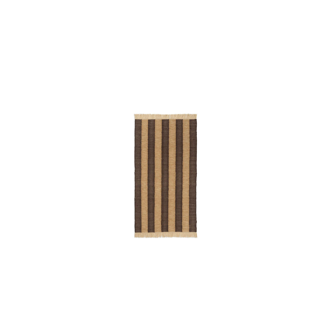 PRE-ORDER │ ferm LIVING Ives Rug, Tan/Chocolate - 2 Sizes