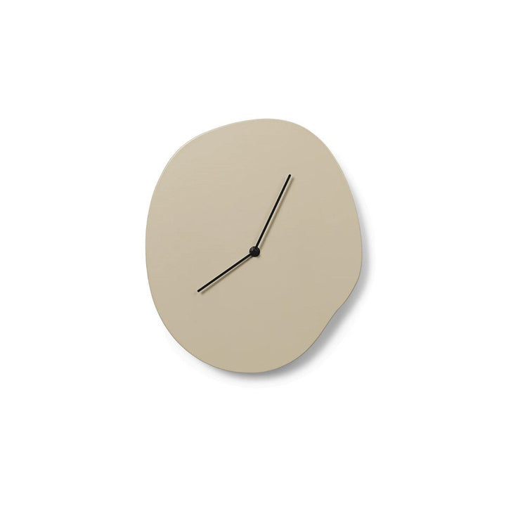 ferm LIVING Melt Wall Clock, Cashmere