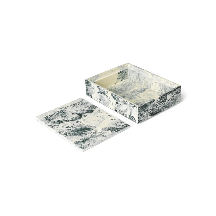 ferm LIVING Mist Tray, 15x20cm, Emerald Off-white