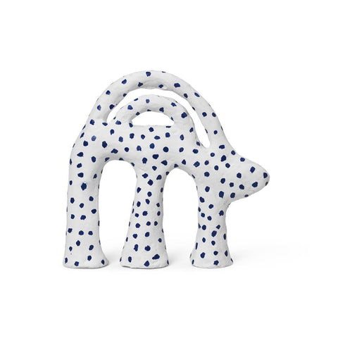 FERM LIVING Mumbo Piece, White/Blue