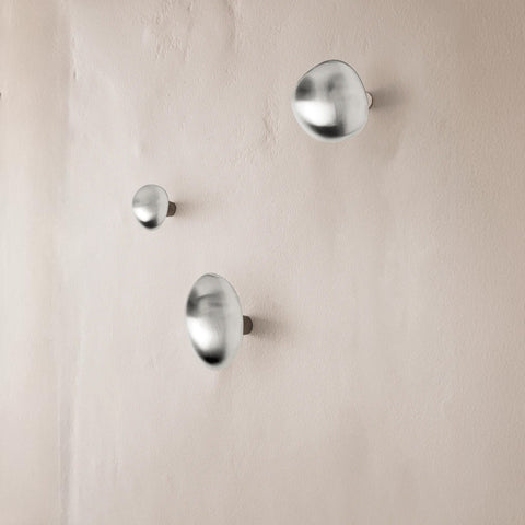 ferm LIVING Mushroom Hook, Brushed Stainless Steel