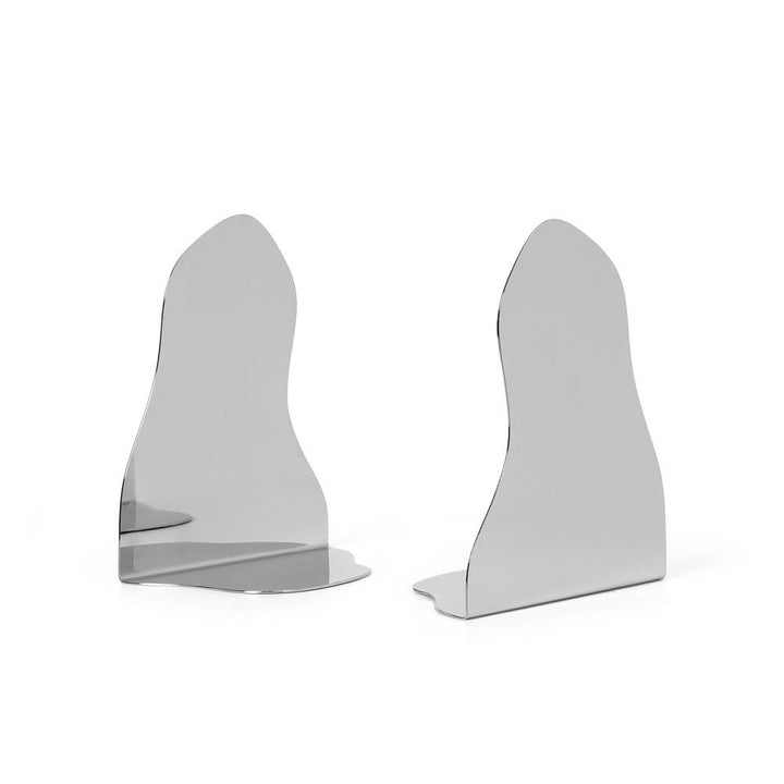 FERM LIVING Pond Bookends, Mirror Polished (Set of 2)