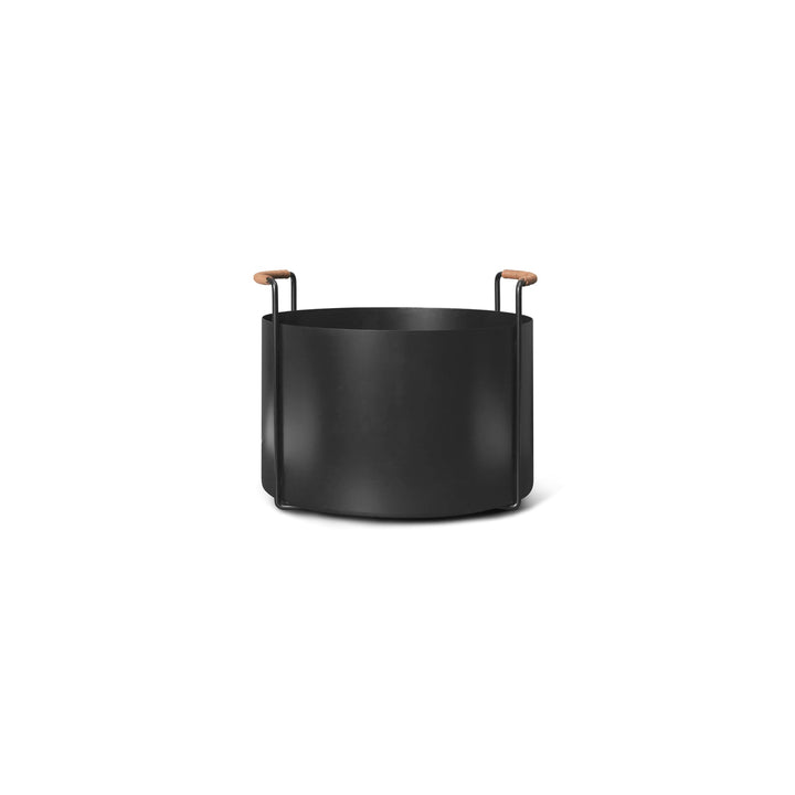 ferm LIVING Port Firewood Bucket, Black