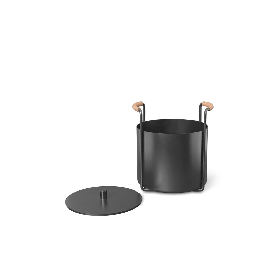 ferm LIVING Port Kindling & Ash Bucket, Black