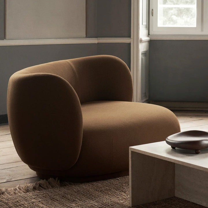 PRE-ORDER | ferm LIVING Rico Curve Chaise Right, Tonus, Sugar Kelp