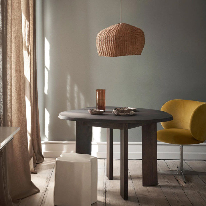 PRE-ORDER │ ferm LIVING Rico Dining Chair Swivel, Rich Velvet, Honey