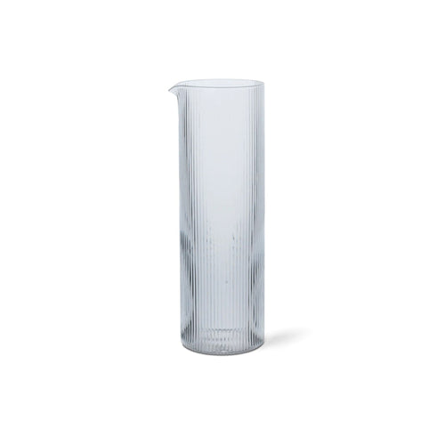 FERM LIVING Ripple Water Jug, Clear