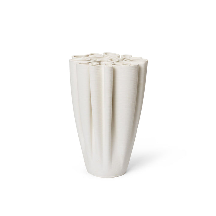 FERM LIVING Dedali Vase, Off-White