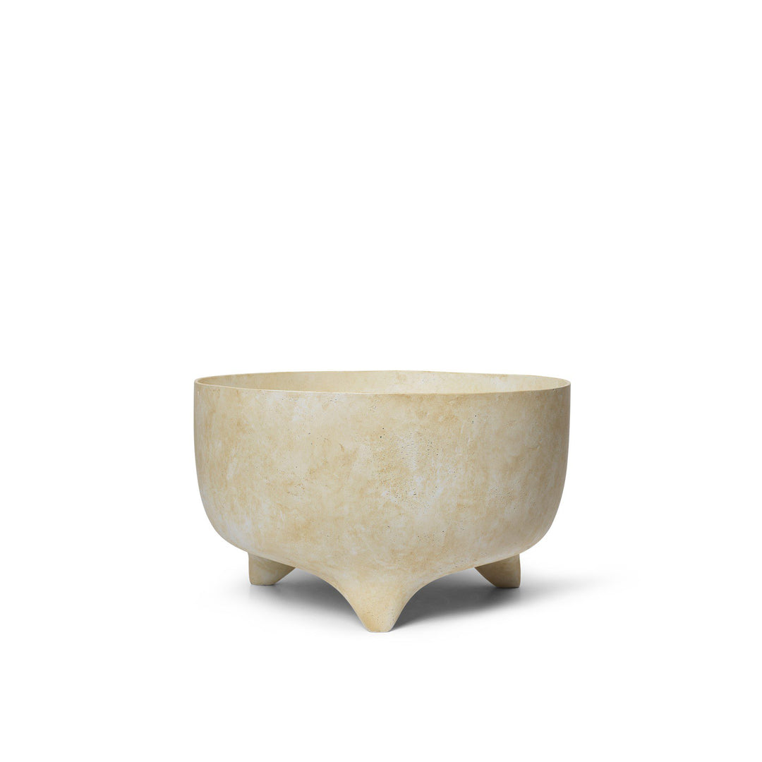 FERM LIVING Evoke Pot, Warm Sand, H27cm