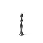 ferm LIVING Gale Candle Holder, Blackened Aluminium, H38cm