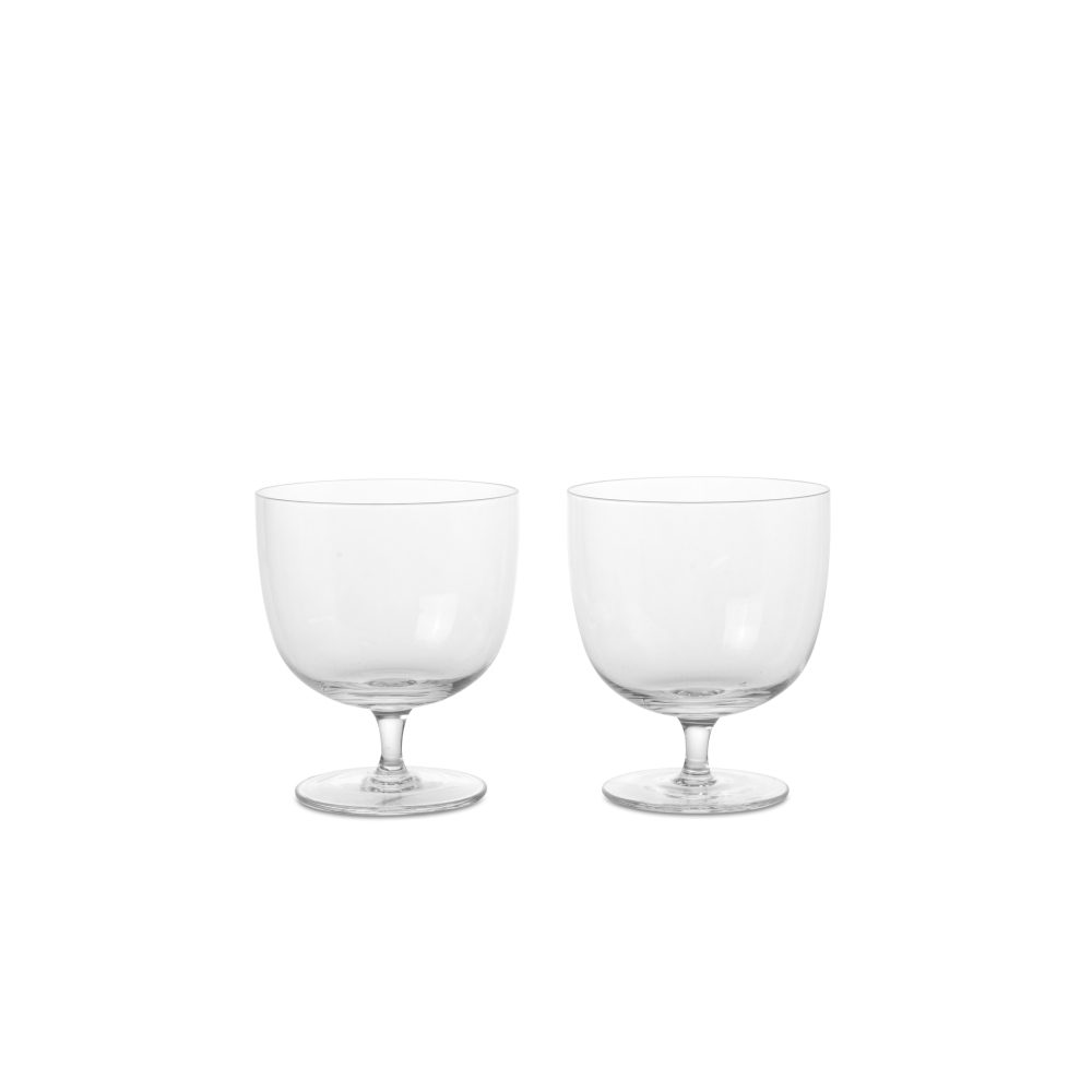 ferm LIVING Host Water Glasses, Clear (Set of 2)