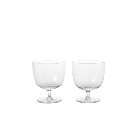 FERM LIVING Host Water Glasses, Clear (Set of 2)