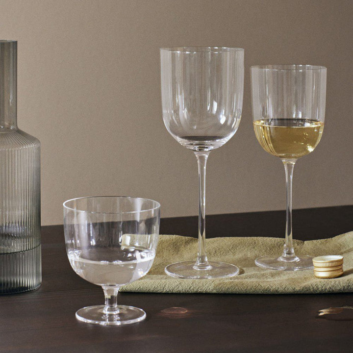 ferm LIVING Host Water Glasses, Clear (Set of 2)