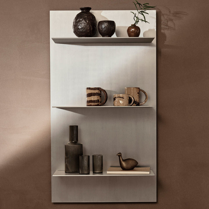 PRE-ORDER │ ferm LIVING Lager Wall Shelf, Triple, Aluminium