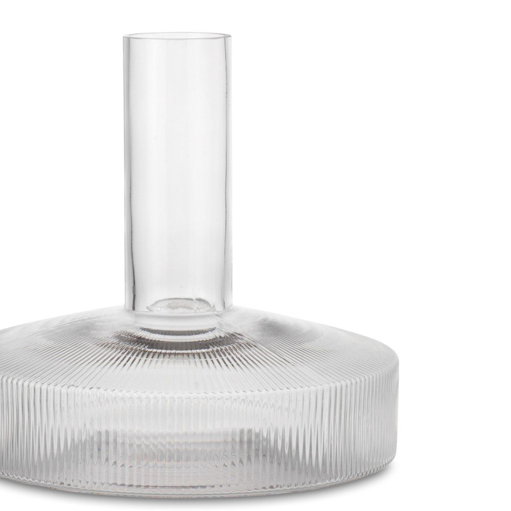 ferm LIVING Ripple Wine Carafe, Clear