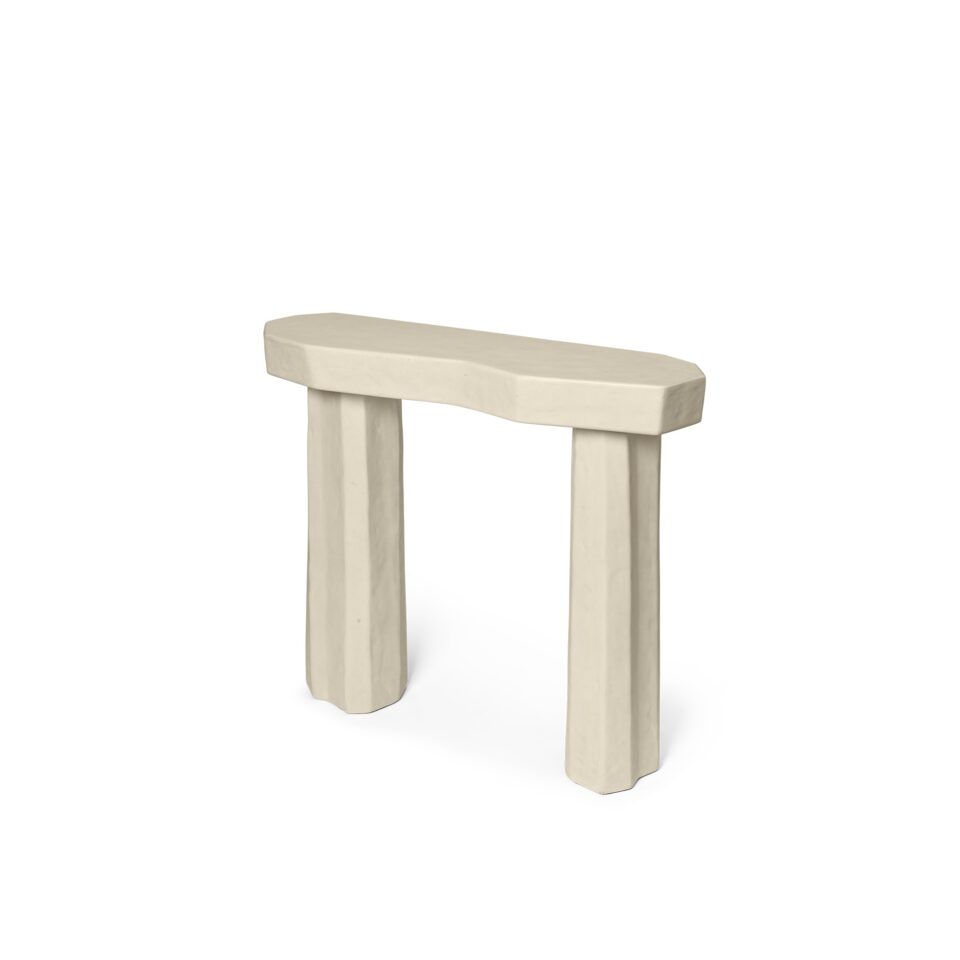 FERM LIVING Staffa Console Table, Ivory