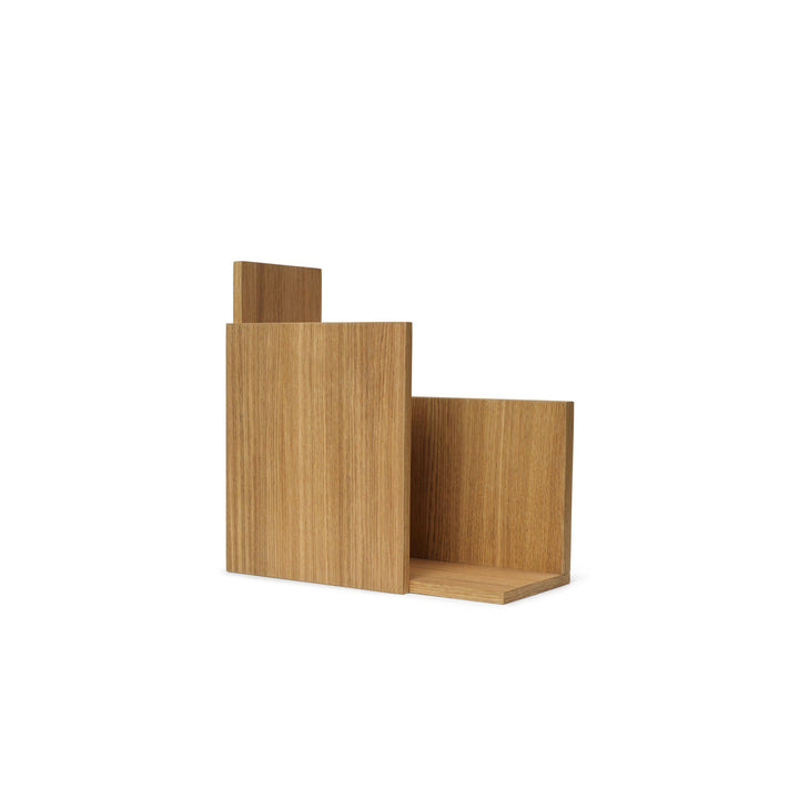 FERM LIVING Stagger Shelf, Oiled Oak, Square