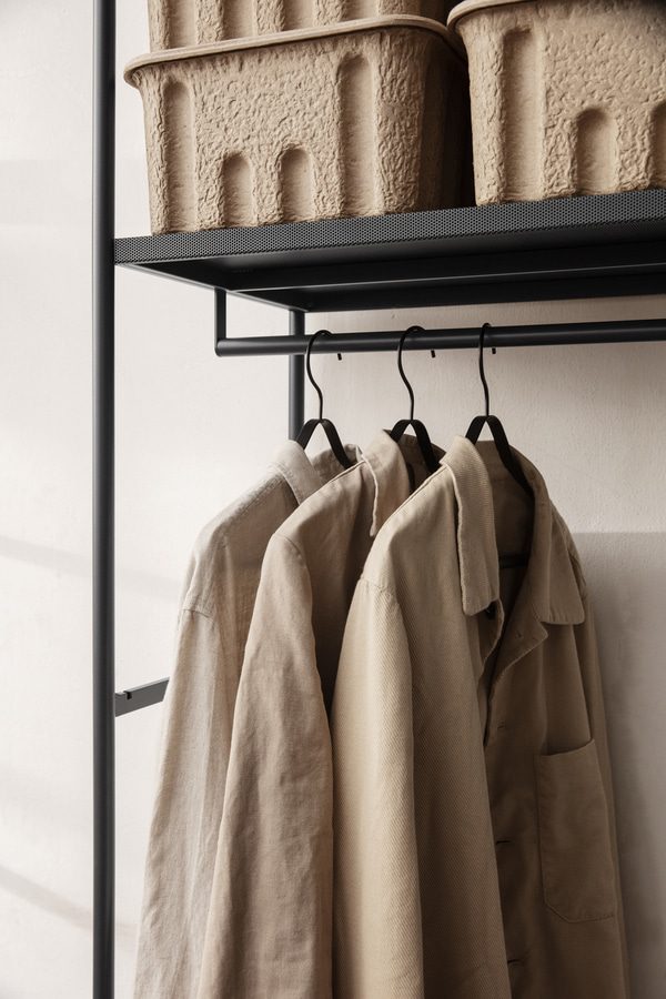 PRE-ORDER | ferm LIVING Punctual Wardrobe, Single, Anthracite