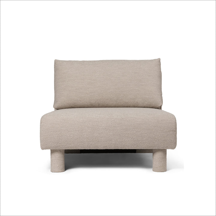 PRE-ORDER │ FERM LIVING Dase Sofa Center, Soft Bouclé, Natural