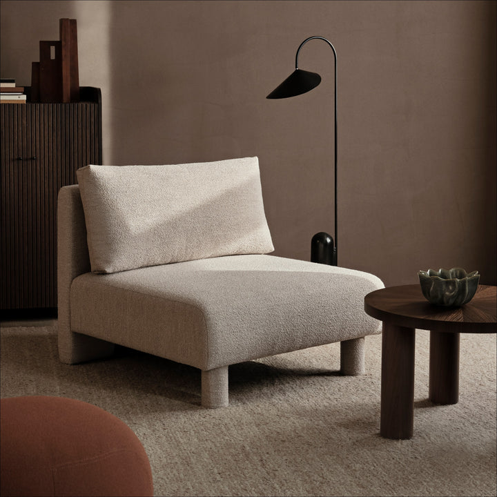 PRE-ORDER │ FERM LIVING Dase Sofa Center, Soft Bouclé, Natural