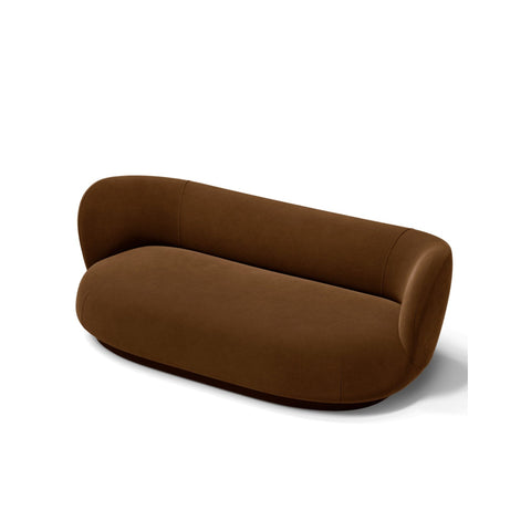 PRE-ORDER │ FERM LIVING Rico Lounger Sofa, Rich Velvet, Soft Brown