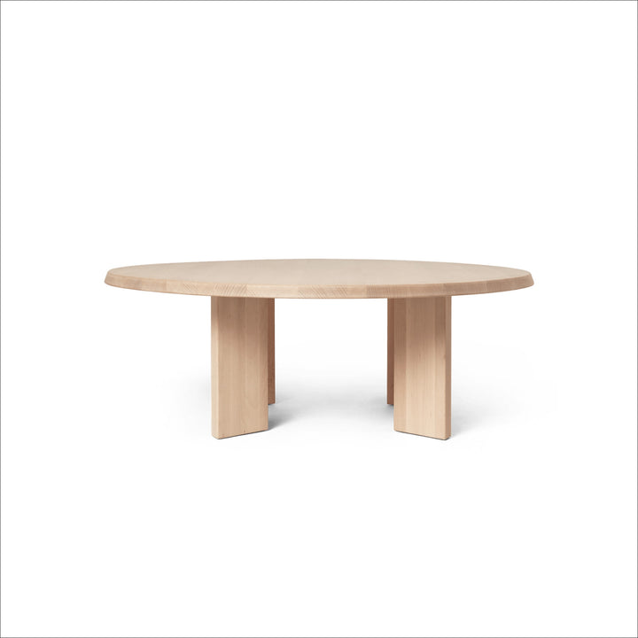 PRE-ORDER │ ferm LIVING Tarn Coffee Table, White Oiled Beech