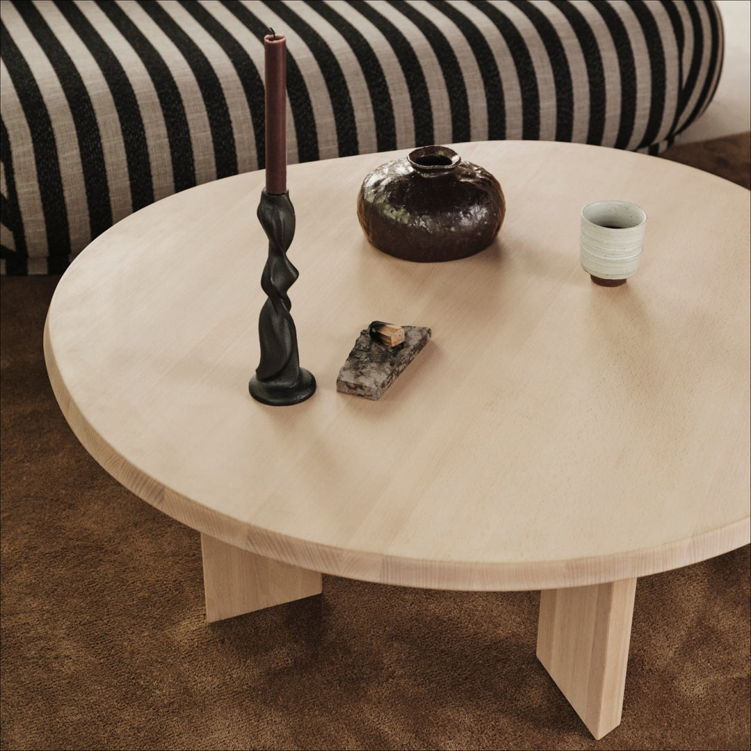 PRE-ORDER │ ferm LIVING Tarn Coffee Table, White Oiled Beech