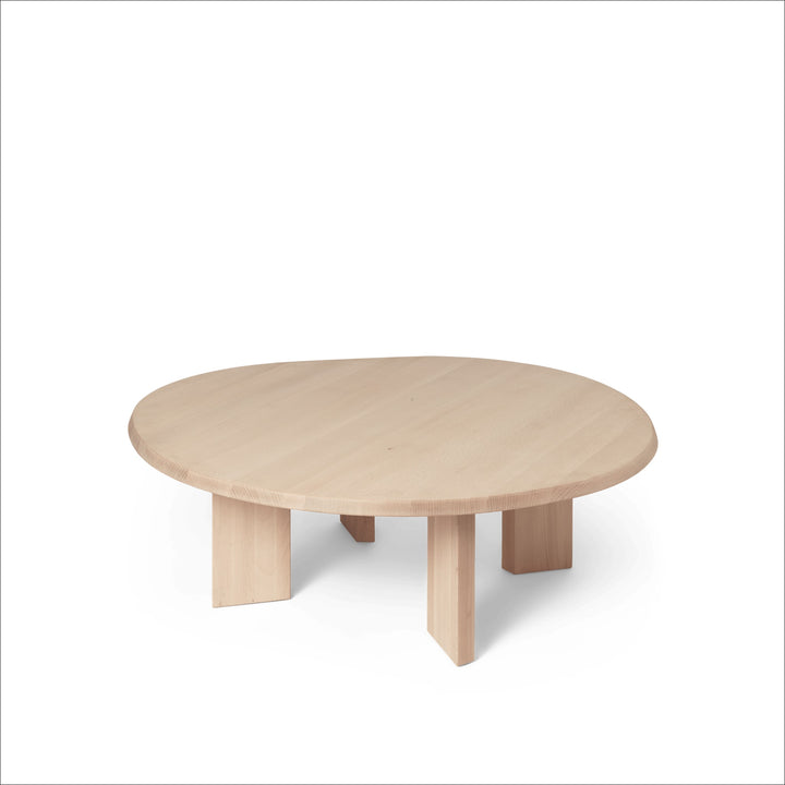 PRE-ORDER │ ferm LIVING Tarn Coffee Table, White Oiled Beech