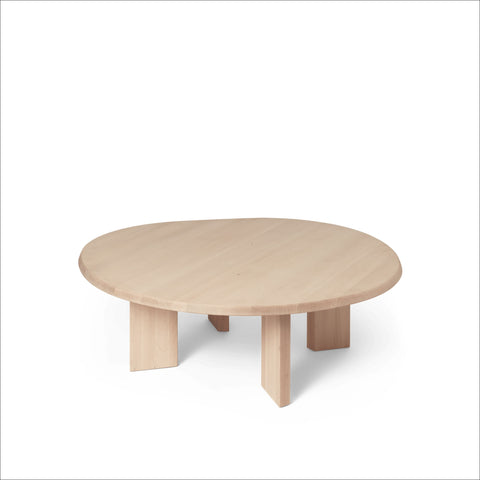 PRE-ORDER │ ferm LIVING Tarn Coffee Table, White Oiled Beech