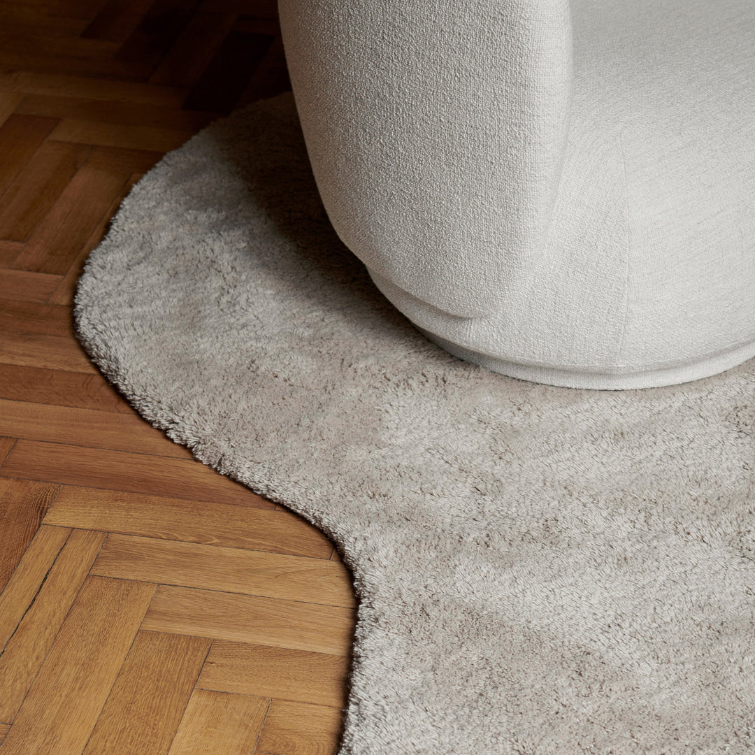 FERM LIVING Forma Wool Rug, Off-White