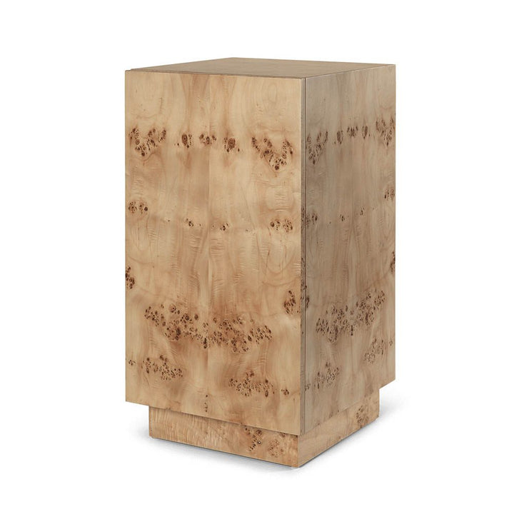 A packshot of the Burl Side Table from certified burl wood by ferm Living.