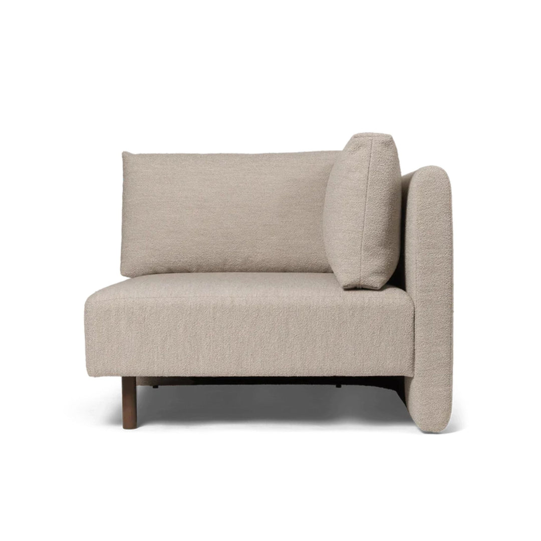 PRE-ORDER │ FERM LIVING Dase Sofa Corner, Soft Bouclé, Natural