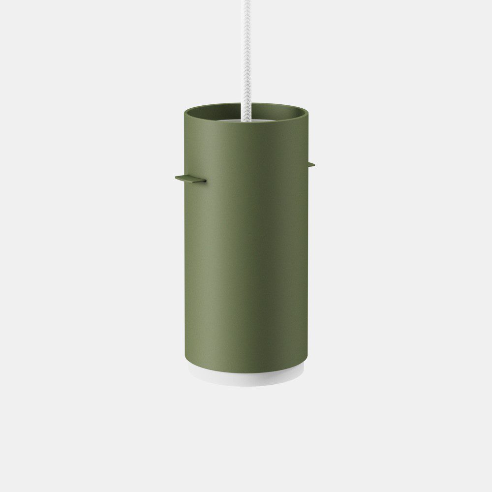 PRE-ORDER | MOEBE Tube Pendant, Small, Pine Green