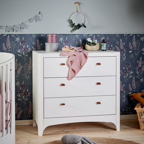 LEANDER 3 Draw Dresser, White