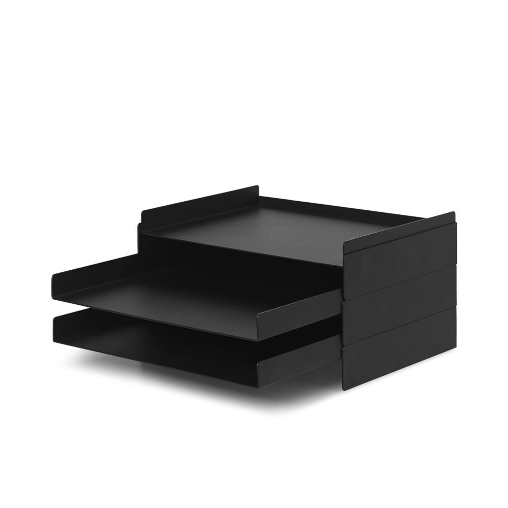 ferm LIVING 2x2 Desk Organiser, Black-35700