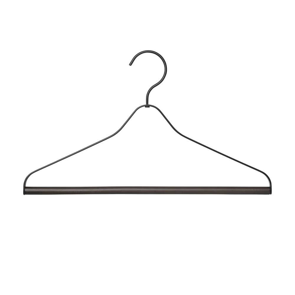 ferm LIVING Coat Hanger, Black - Set of 3-30480