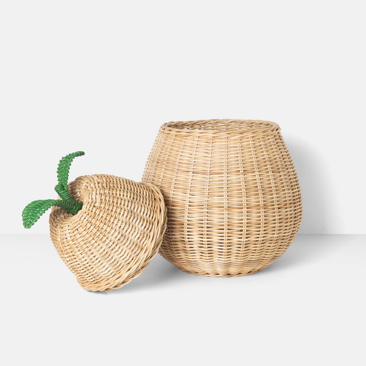 【新品未使用】MIKANU pear basket Pear Storage Basket - Natural