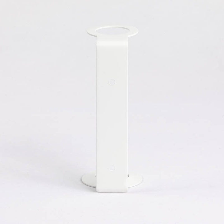 DESIGNSTUFF Sanitiser and Soap Dispenser Holder White Back View