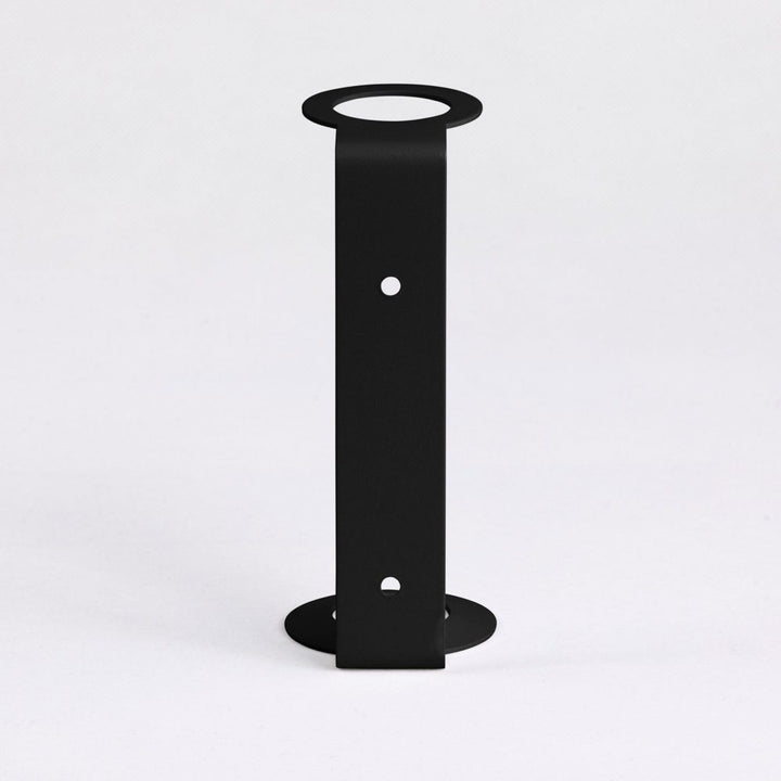 DESIGNSTUFF Sanitiser and Soap Dispenser Holder Black Back View