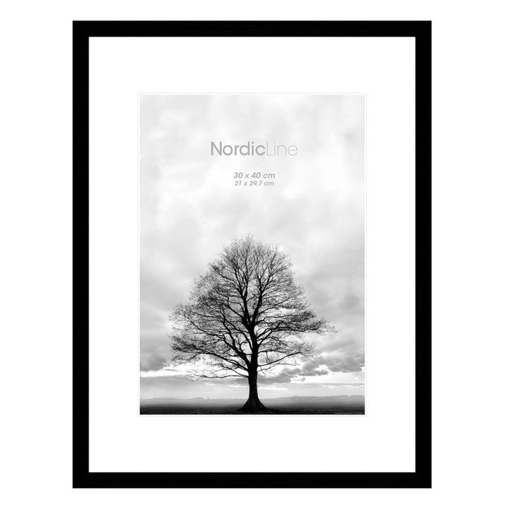 Nordic Slim Frame Premium Plexiglass, Black – A3