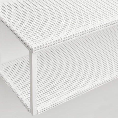 KRISTINA DAM STUDIO Large Grid Wall Shelf, Beige
