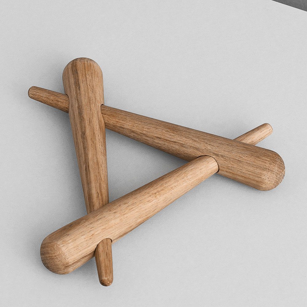 NORMANN COPENHAGEN Timber Trivet, Oak-0